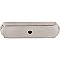 Top Knobs M2008 Aspen II Rectangle Backplate 2 1/2 Inch in Brushed Satin Nickel
