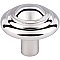 Top Knobs M2037 Aspen II Button Knob 1 3/4 Inch in Polished Nickel