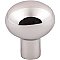 Top Knobs M2067 Aspen II Small Egg Knob 1 3/16 Inch in Polished Nickel