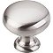 Top Knobs M345 Hollow Round Knob 1 1/4 Inch in Brushed Satin Nickel