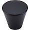 Top Knobs M373 Cone Knob 1 1/16 Inch in Flat Black