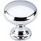 Top Knobs M411 Hollow Round Knob 1 3/16 Inch in Polished Chrome