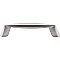 Top Knobs M567 Rung Pull 3 3/4 Inch Center to Center in Brushed Satin Nickel
