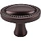 Top Knobs M751 Oval Rope Knob 1 1/4 Inch in Oil Rubbed Bronze