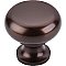Top Knobs M754 Flat Faced Knob 1 1/4 Inch in Oil Rubbed Bronze