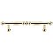 Top Knobs M807-96 Somerset Melon Pull 3 3/4 Inch Center to Center in Polished Brass