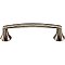 Top Knobs M957 Rue Pull 3 3/4 Inch Center to Center in German Bronze
