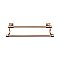 Top Knobs STK11BB Stratton Bath Towel Bar 30 Inch Double in Brushed Bronze