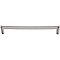 Top Knobs TK244BSN Meadows Edge Circle Appl. Pull 12 Inch Center to Center in Brushed Satin Nickel