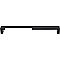 Top Knobs TK258BLK Modern Metro Notch Pull A 9 Inch Center to Center in Flat Black