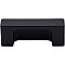 Top Knobs TK275BLK Modern Metro Tab Pull 2 Inch Center to Center in Flat Black