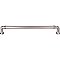 Top Knobs TK327BSN Reeded Appliance Pull 12 Inch Center to Center in Brushed Satin Nickel