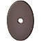 Top Knobs TK60ORB Oval Medium Backplate 1 1/2 Inch in Oil Rubbed Bronze
