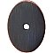 Top Knobs TK62TB Oval Large Backplate 1 3/4 Inch in Tuscan Bronze