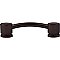 Top Knobs TK63ORB Oval Thin Pull 3 3/4 Inch Center to Center in Oil Rubbed Bronze