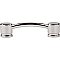 Top Knobs TK63PN Oval Thin Pull 3 3/4 Inch Center to Center in Polished Nickel