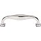 Top Knobs TK722PN Contour Pull 3 3/4 Inch Center to Center in Polished Nickel
