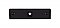 Top Knobs TK741BLK Channing Backplate 3 Inch in Flat Black
