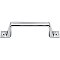 Top Knobs TK742PC Channing Pull 3 Inch Center to Center in Polished Chrome