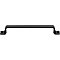 Top Knobs TK745BLK Channing Pull 6 5/16 Inch Center to Center in Flat Black