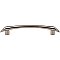 Top Knobs TK783PN Edgewater Pull 5 1/16 Inch Center to Center in Polished Nickel