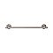 Top Knobs TUSC6PTA Tuscany Bath Towel Bar 18 Inch Single in Pewter Antique