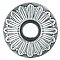 Baldwin 5019264 Pair of Estate Rosettes for Passage Functions