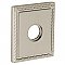 Baldwin R036150IPV Individual 3.225" Height Square Rope Privacy Rosette