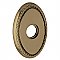 Baldwin R042050PS Pair of 3.8" Height Oval Rope Passage Rosettes