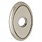 Baldwin R042150IPV Individual 3.8" Height Oval Rope Privacy Rosette