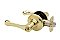Copper Creek BL2240PB Polished Brass Braxton Style Entry Door Lever