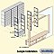 Salsbury 2208 Aluminum Mailbox 8 Doors Rack Ladder System Alt View-4