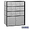 Salsbury 2214 Aluminum Mailbox 14 Doors Standard System