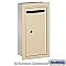 Salsbury 2265SP Letter Box Includes Commercial Lock Slim Recessed Mounted Private Access
