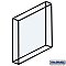 Salsbury 2271 Plexiglass Window for Aluminum Mailbox Door