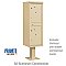 Salsbury 3302SAN-P Outdoor Parcel Locker 2 Compartments Private Access