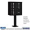 Salsbury 3312BLK-P Cluster Box Unit 12 A Size Doors Type II Private Access
