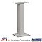 Salsbury 3395GRY Replacement Pedestal for CBU #3308 and CBU #3312