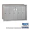 Salsbury 3505ARP Vertical Mailbox 5 Doors Recessed Mounted Private Access