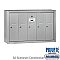 Salsbury 3505ASP Vertical Mailbox 5 Doors Surface Mounted Private Access