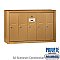 Salsbury 3505BSP Vertical Mailbox 5 Doors Surface Mounted Private Access