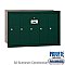 Salsbury 3505GRP Vertical Mailbox 5 Doors Recessed Mounted Private Access