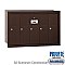 Salsbury 3505ZRP Vertical Mailbox 5 Doors Recessed Mounted Private Access