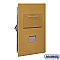 Salsbury 3600C5-GRU Collection Unit for 5 Door High 4B+ Mailbox Units Rear Loading USPS Access