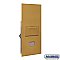 Salsbury 3600C7-GRU Collection Unit for 7 Door High 4B+ Mailbox Units Rear Loading USPS Access