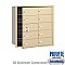 Salsbury 3610SFP 4B+ Horizontal Mailbox 10 B Doors 9 usable Front Loading Private Access