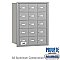 Salsbury 3615ARP 4B+ Horizontal Mailbox 15 A Doors Rear Loading Private Access