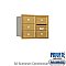 Salsbury 3706D-05GRP 4C Horizontal Mailbox 6 Door High Unit 23 1/2 Inches Double Column 5 MB2 Doors Rear Loading Private Access