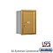 Salsbury 3706S-1PGRU 4C Horizontal Mailbox 6 Door High Unit 23 1/2 Inches Single Column Stand Alone Parcel Locker 1 PL6 Rear Loading USPS Access