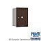 Salsbury 3706S-1PZRP 4C Horizontal Mailbox 6 Door High Unit 23 1/2 Inches Single Column Stand Alone Parcel Locker 1 PL6 Rear Loading Private Access